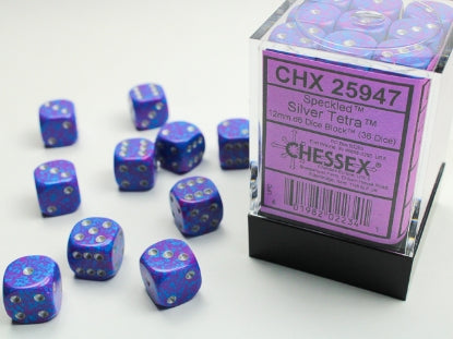 Chessex: 12mm 36D6 Dice Block - Speckled