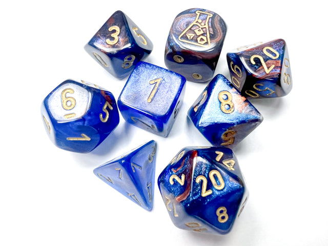 Chessex: Polyhedral 7-Dice Set - Tubes