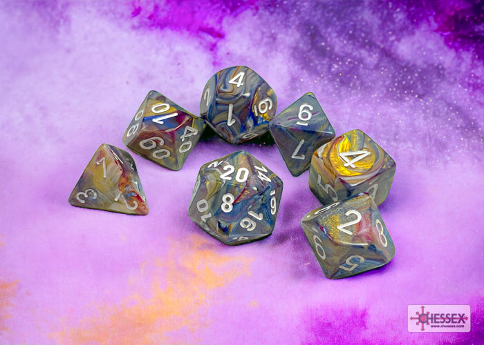 Chessex: Polyhedral 7-Dice Set - Festive