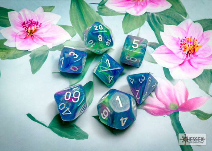 Chessex: Polyhedral 7-Dice Set - Festive