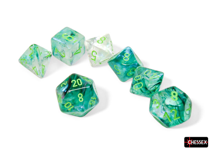 Chessex: Polyhedral 7-Dice Set - Borealis