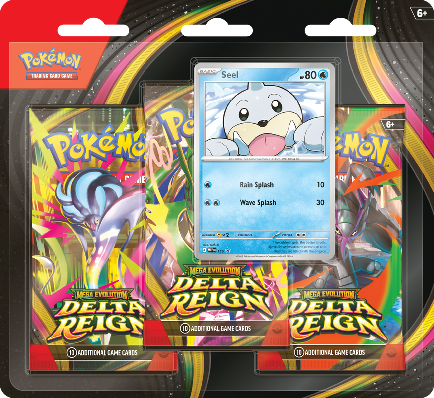 Pokemon ME06 Delta Reign - 3pk Blister **Pre-Order**