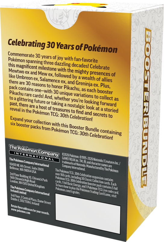 Pokemon 30th Celebration - Booster Bundle