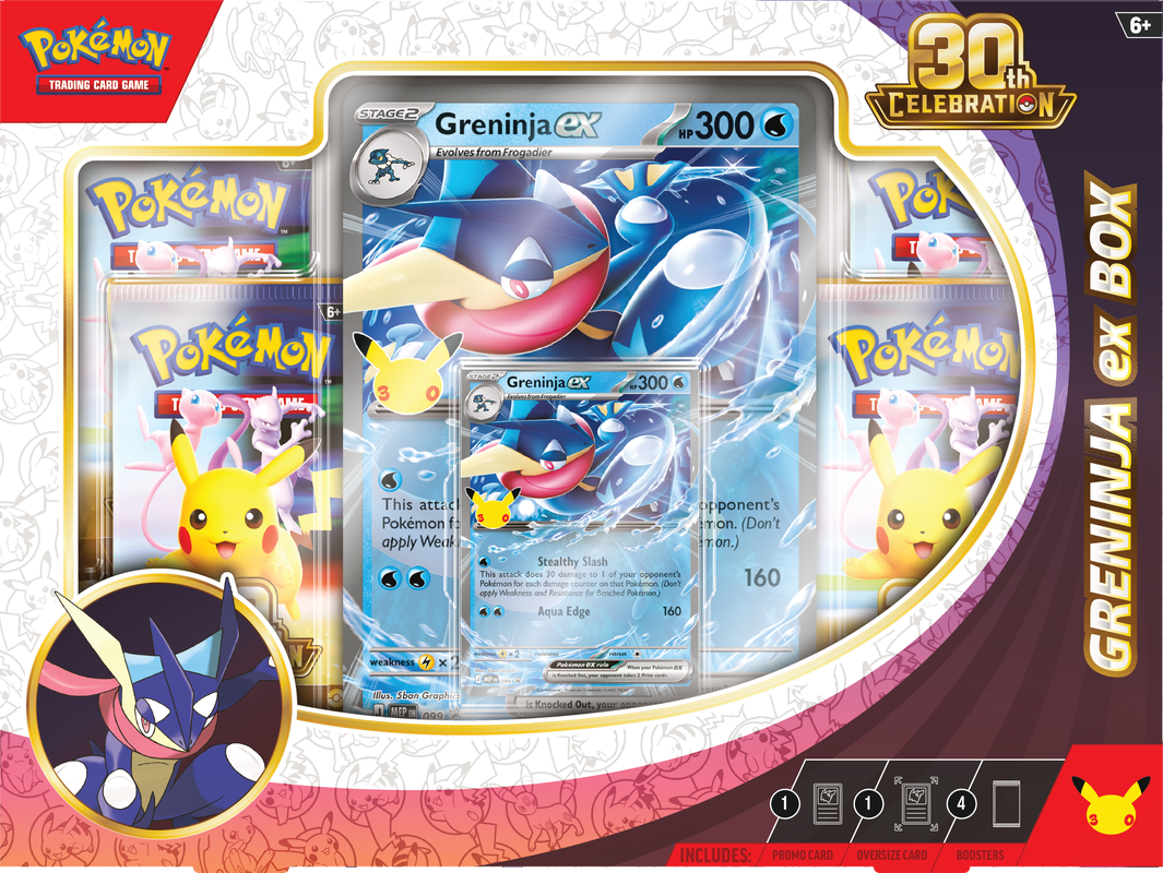 Pokemon 30th Celebration - EX Box **Wave 2**