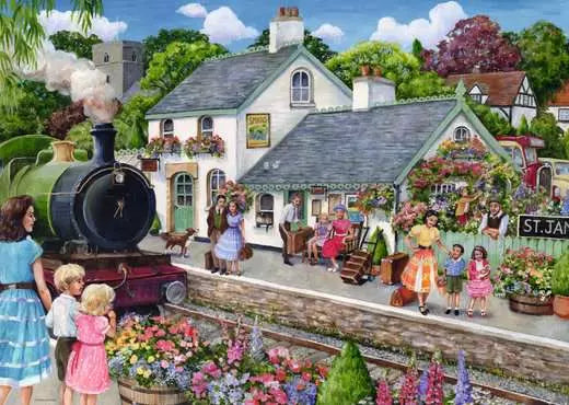 Whistle Stop Cottage 1000pcs