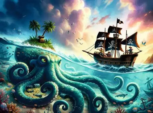 Octopus Treasure 100pcs