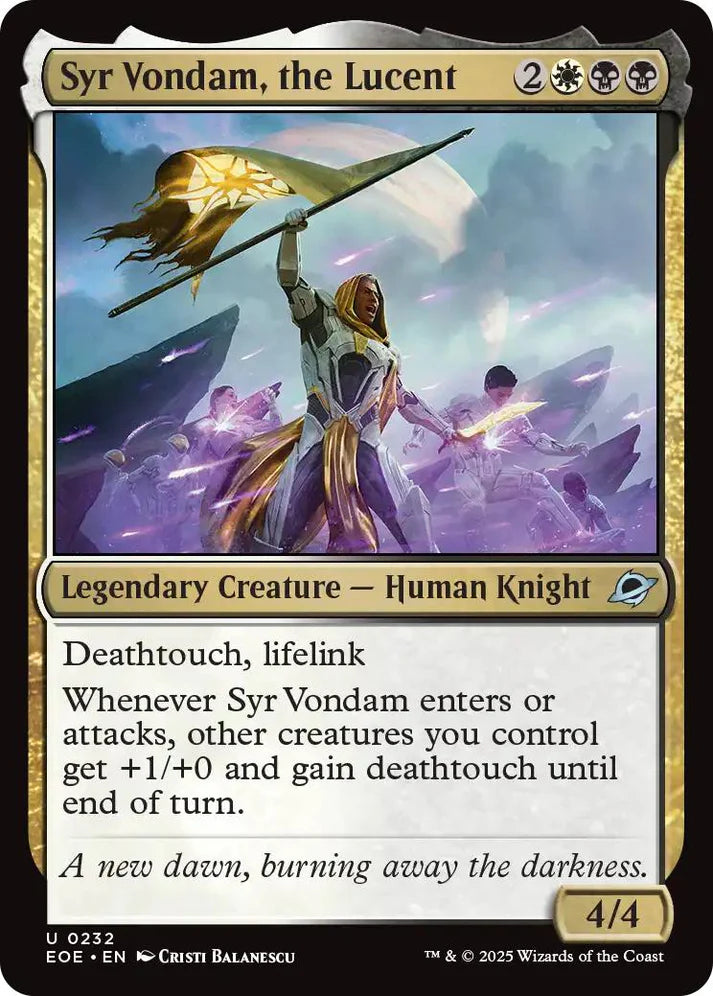 Syr Vondam, the Lucent - Edge of Eternities (EOE) - 232