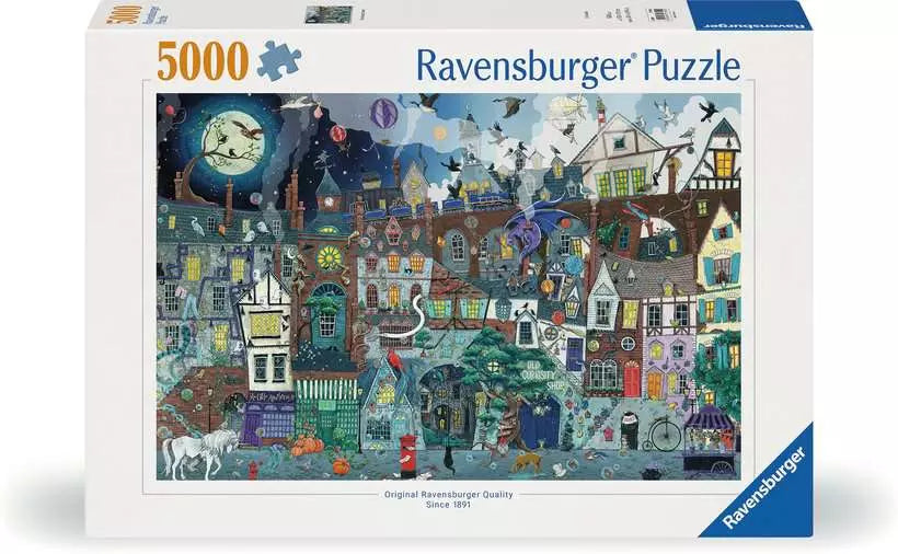 Fantasy, Victorian Street (The Fantastic Street) - 5000 Pieces - Ravensburger Puzzle