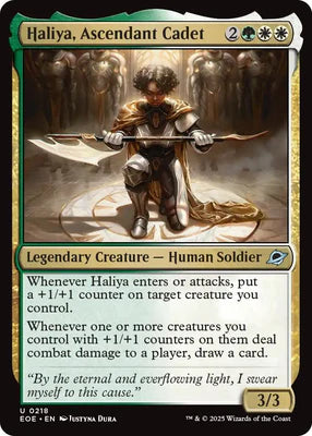 Haliya, Ascendant Cadet - Edge of Eternities (EOE) - 218