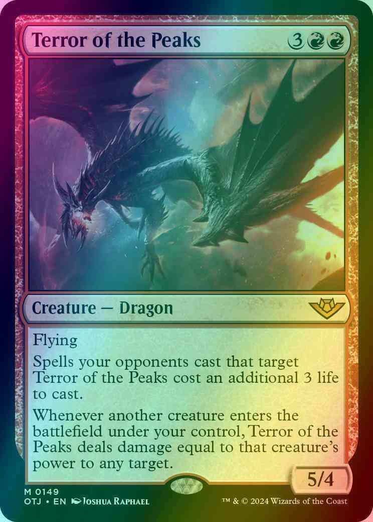 Terror of the Peaks - Outlaws of Thunder Junction - 149 (Foil)