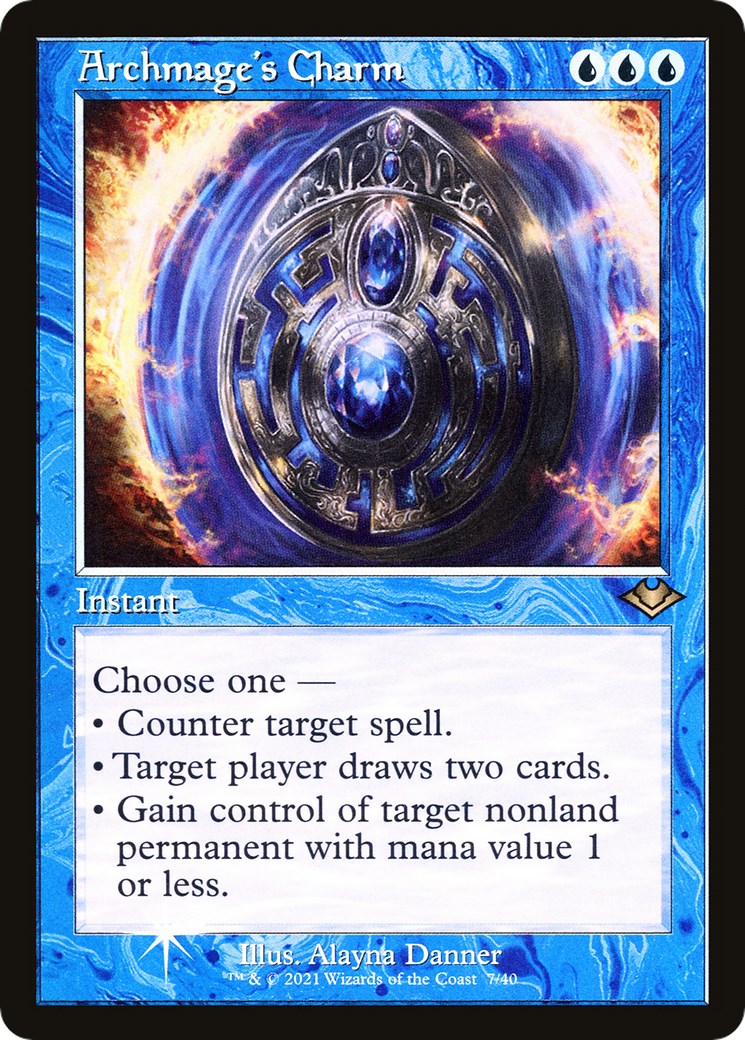Archmage's Charm (Retro Frame)