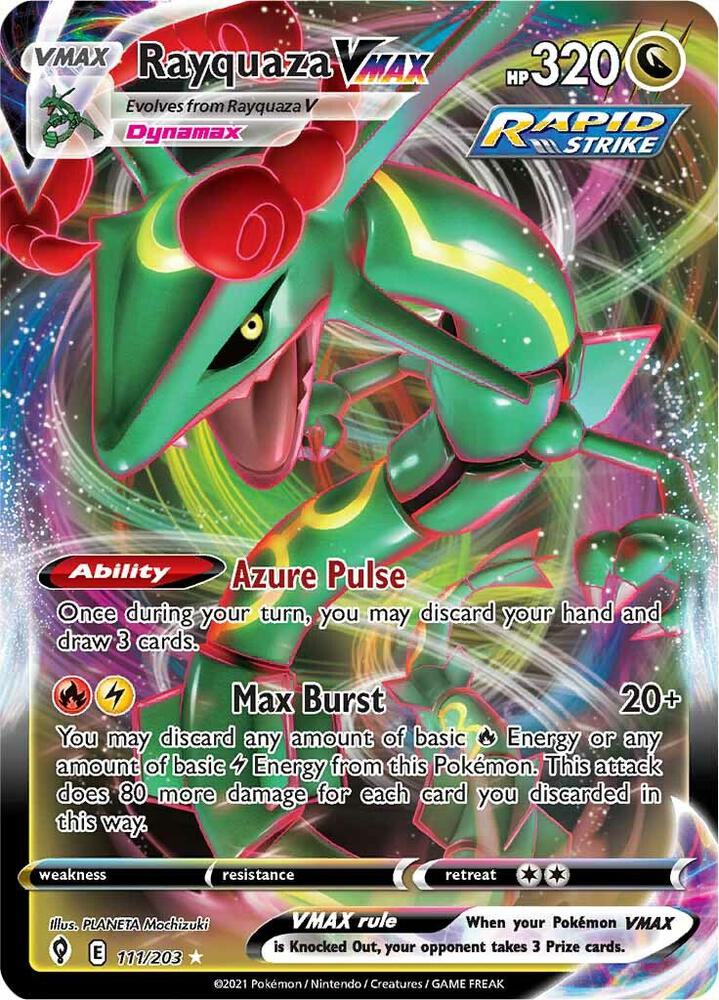 Rayquaza VMAX - Evolving Skies - 111/203 (Holofoil)