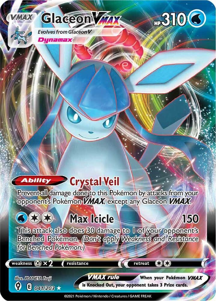 Glaceon VMAX - Evolving Skies - 041/203 (Holofoil)