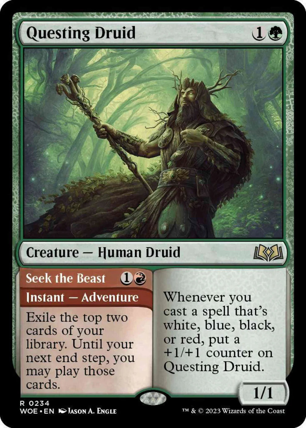 Questing Druid - Wilds of Eldraine - 234