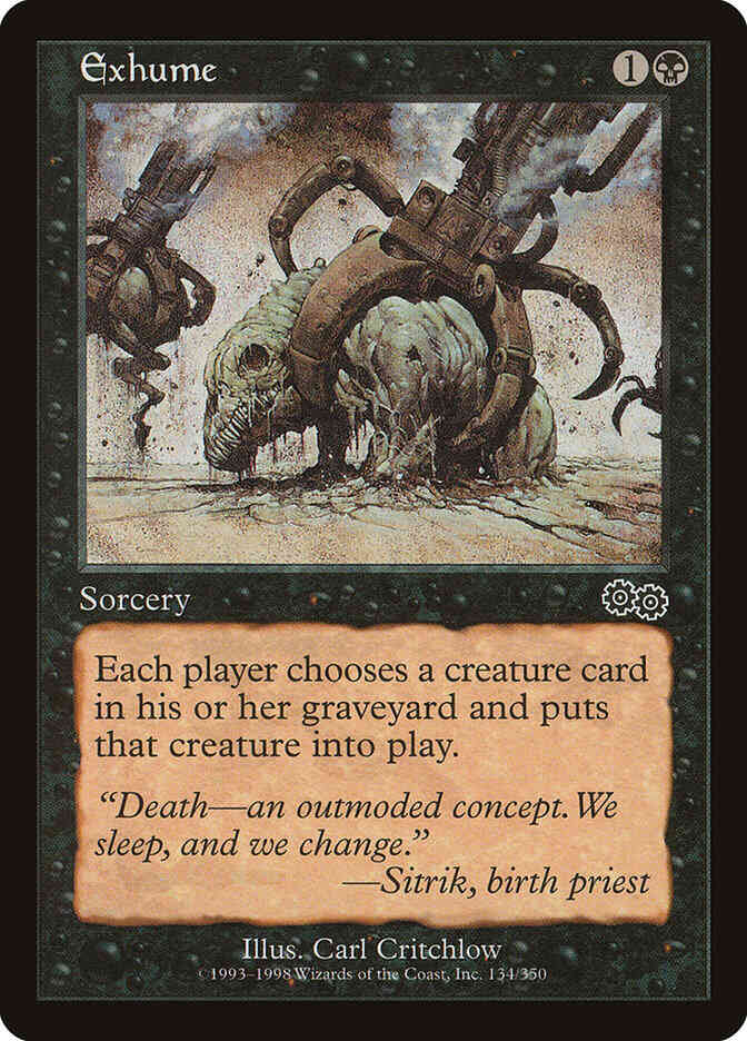 Exhume - Urza's Saga - 134