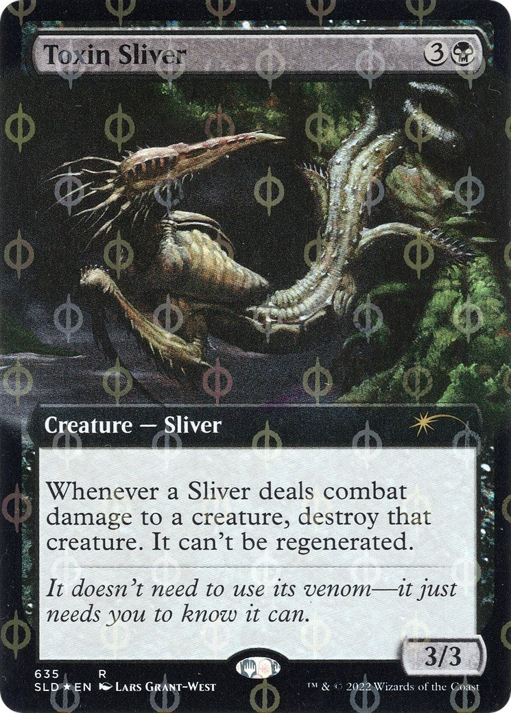 Toxin Sliver (Extended Art) (Step-and-Compleat Foil)