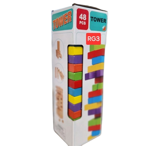 Wooden Tower  - (48 Piece)