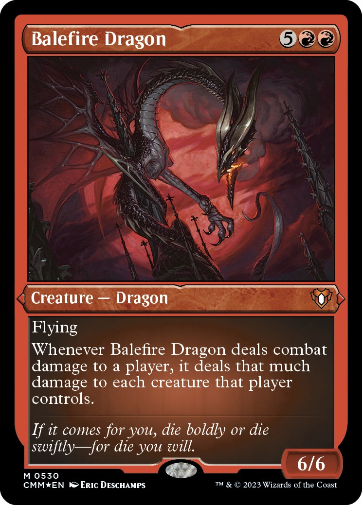 Balefire Dragon (Foil Etched)