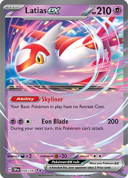 Latias EX - Surging Sparks - 076/191 - Holofoil