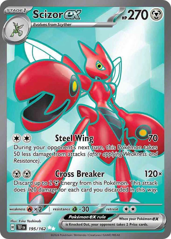 Scizor EX - Temporal Forces - 195/162 (Ultra)