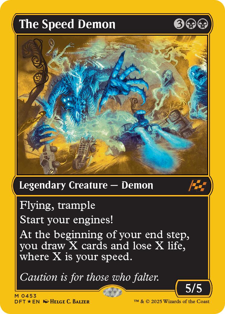 The Speed Demon (First-Place Foil)