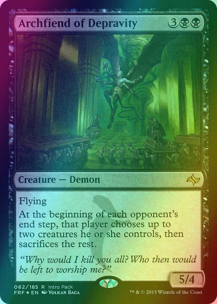 Archfiend of Depravity - Fate Reforged Promos - 62