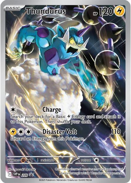 Thundurus - Scarlet & Violet Promo - 209 - Holofoil