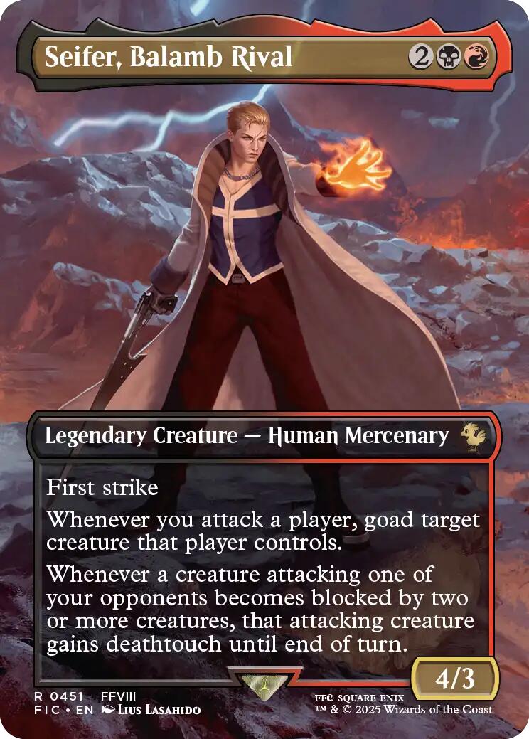 Seifer, Balamb Rival (Borderless)