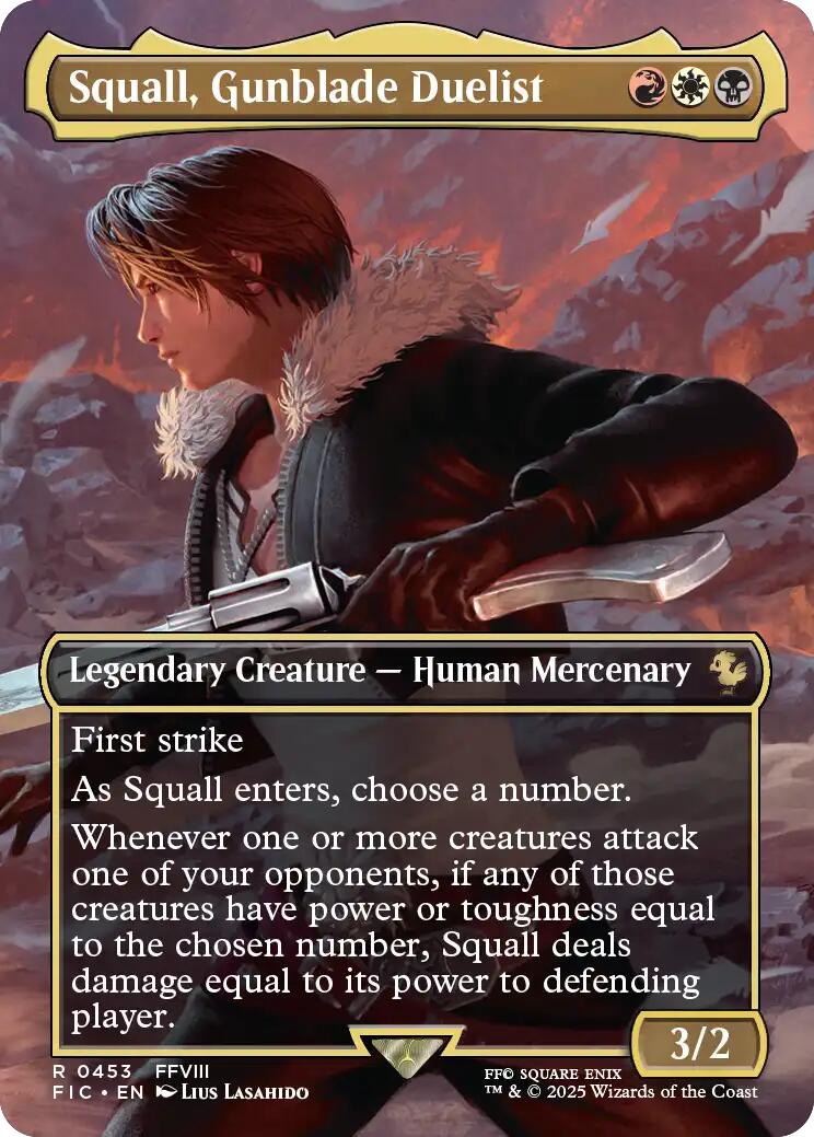 Squall, Gunblade Duelist (Borderless)