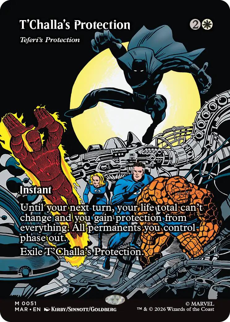 T'Challa's Protection - Teferi's Protection (Borderless)