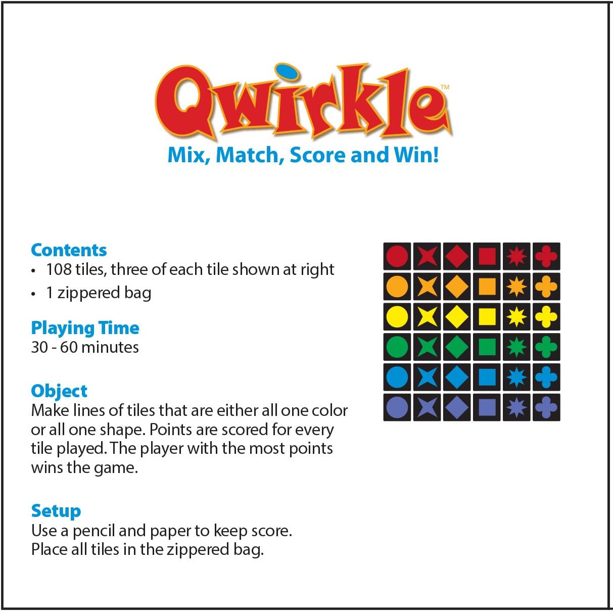 Travel Qwirkle