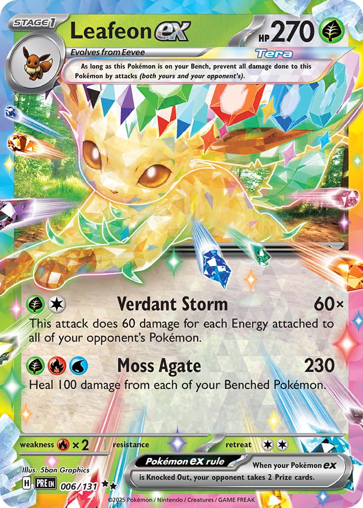 Leafeon ex, Ultra - Prismatic Evolutions - 006/131