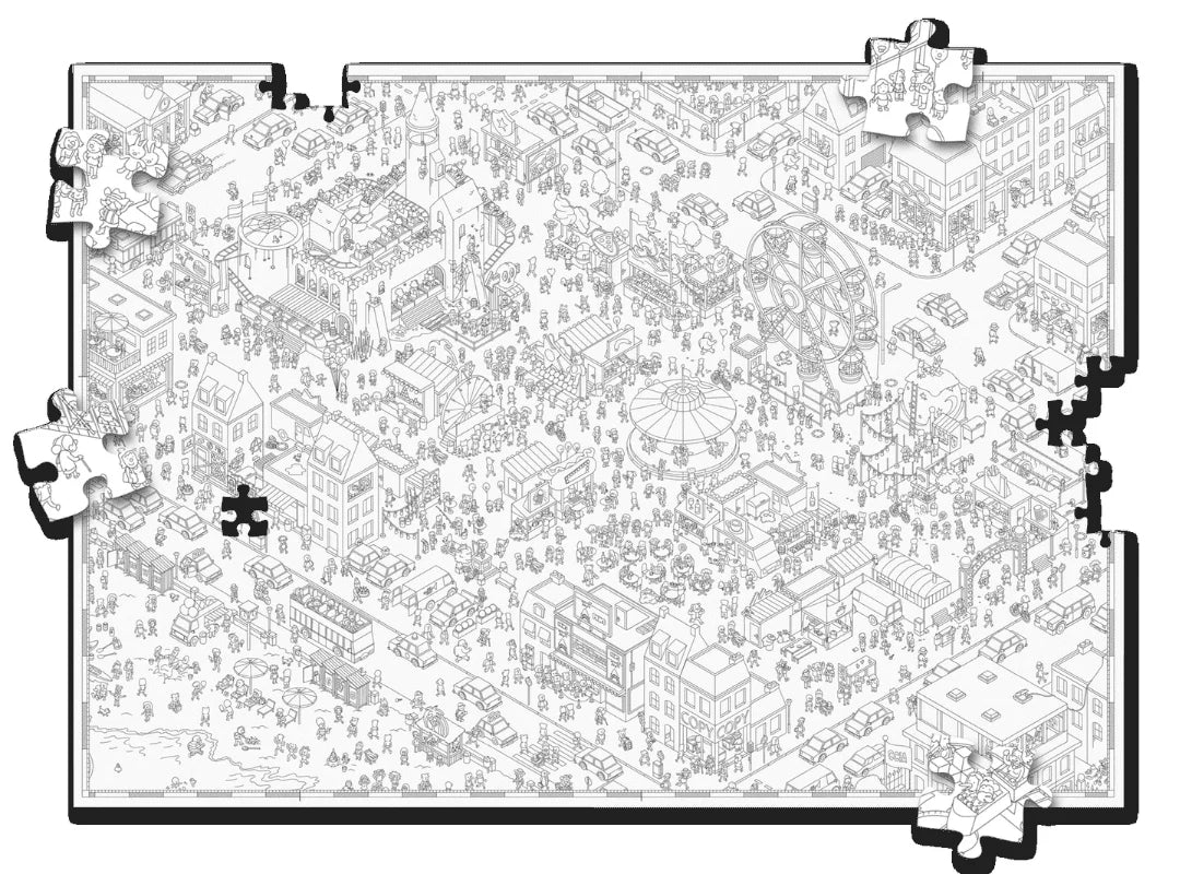 Micro Macro - Jigsaw: Funfair - 500pcs