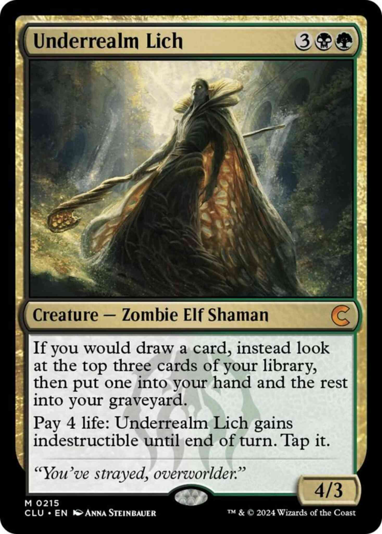 Underrealm Lich - Ravnica: Clue Edition - 251