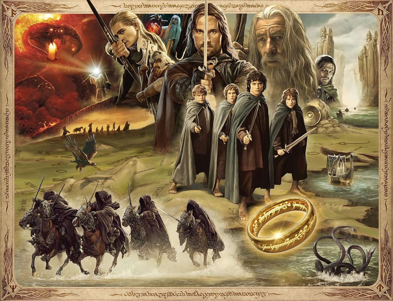 Lord of the Rings: The Fellowship of the Ring 2000pcs