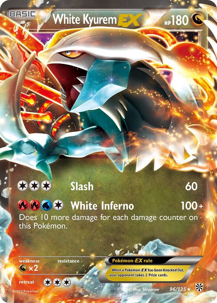 White Kyurem EX - Plasma Storm - 96/135 (Holofoil)