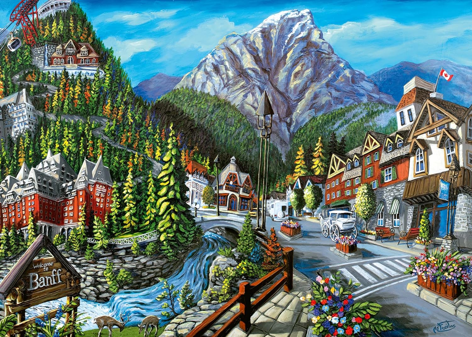 Welcome to Banff 1000 pc Puzzle