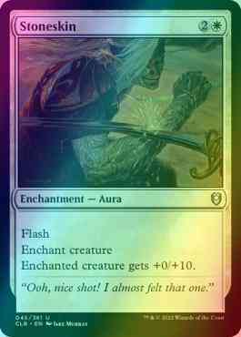 Stoneskin - Commander Legends: Battle for Baldur's Gate - 45 (Foil)