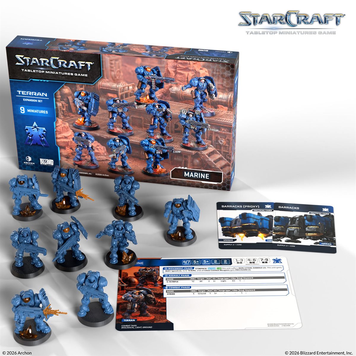 Starcraft: The Miniatures Game: Terran: Marine Expansion Set **Pre-Order**