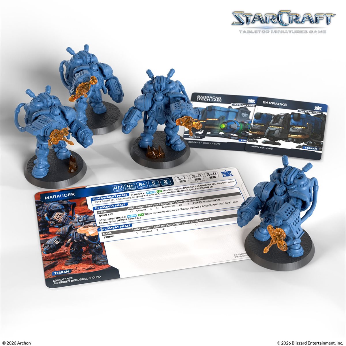 Starcraft: The Miniatures Game: Terran: Marauder Expansion Set **Pre-Order**