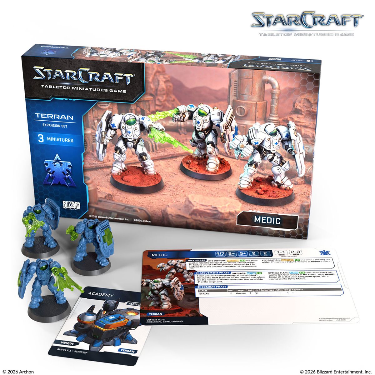 Starcraft: The Miniatures Game: Terran: Medic Expansion Set **Pre-Order**