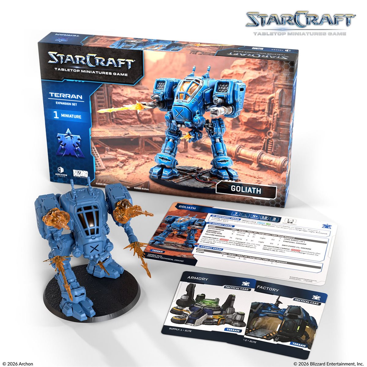 Starcraft: The Miniatures Game: Terran: Goliath Expansion Set **Pre-Order**
