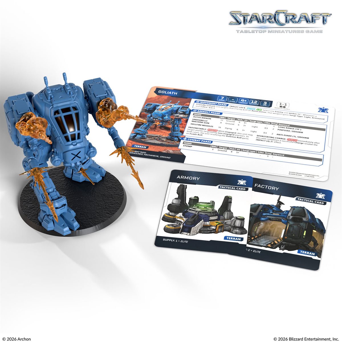 Starcraft: The Miniatures Game: Terran: Goliath Expansion Set **Pre-Order**