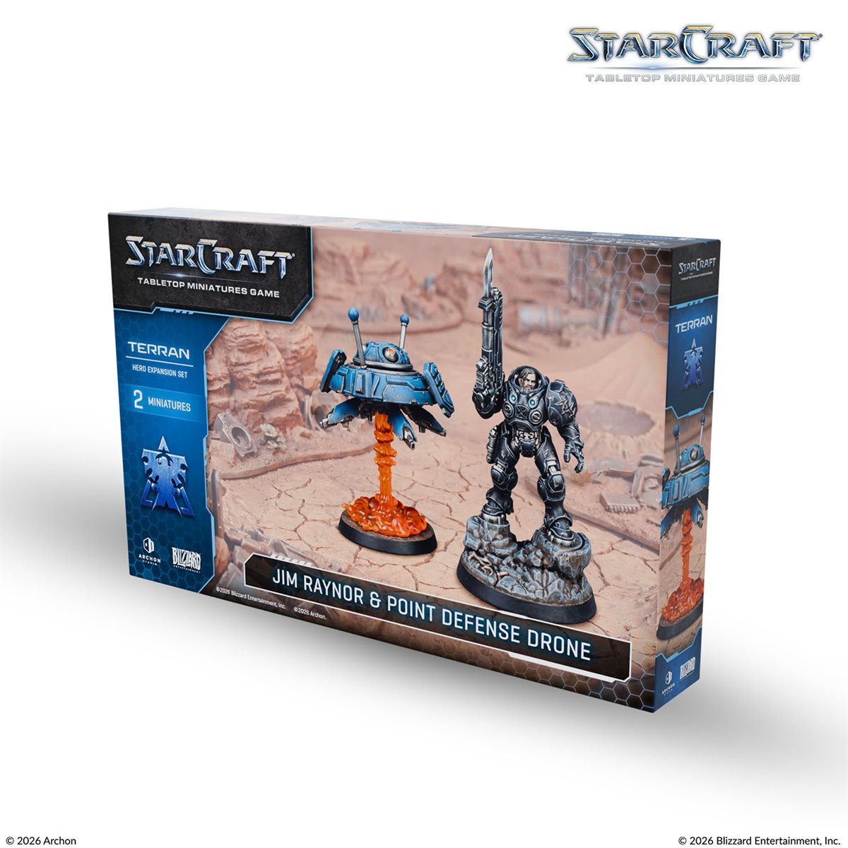 Starcraft: The Miniatures Game: Terran: Jim Raynor (Raynor's Raiders) Hero Expansion Set **Pre-Order**