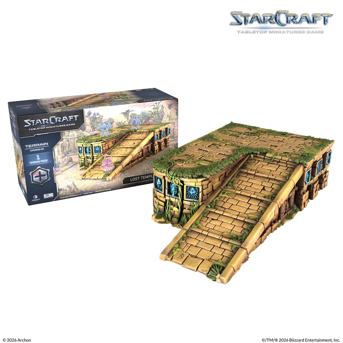 Starcraft: The Miniatures Game: Lost Temple Ramp - Terrain Expansion Set **Pre-Order**