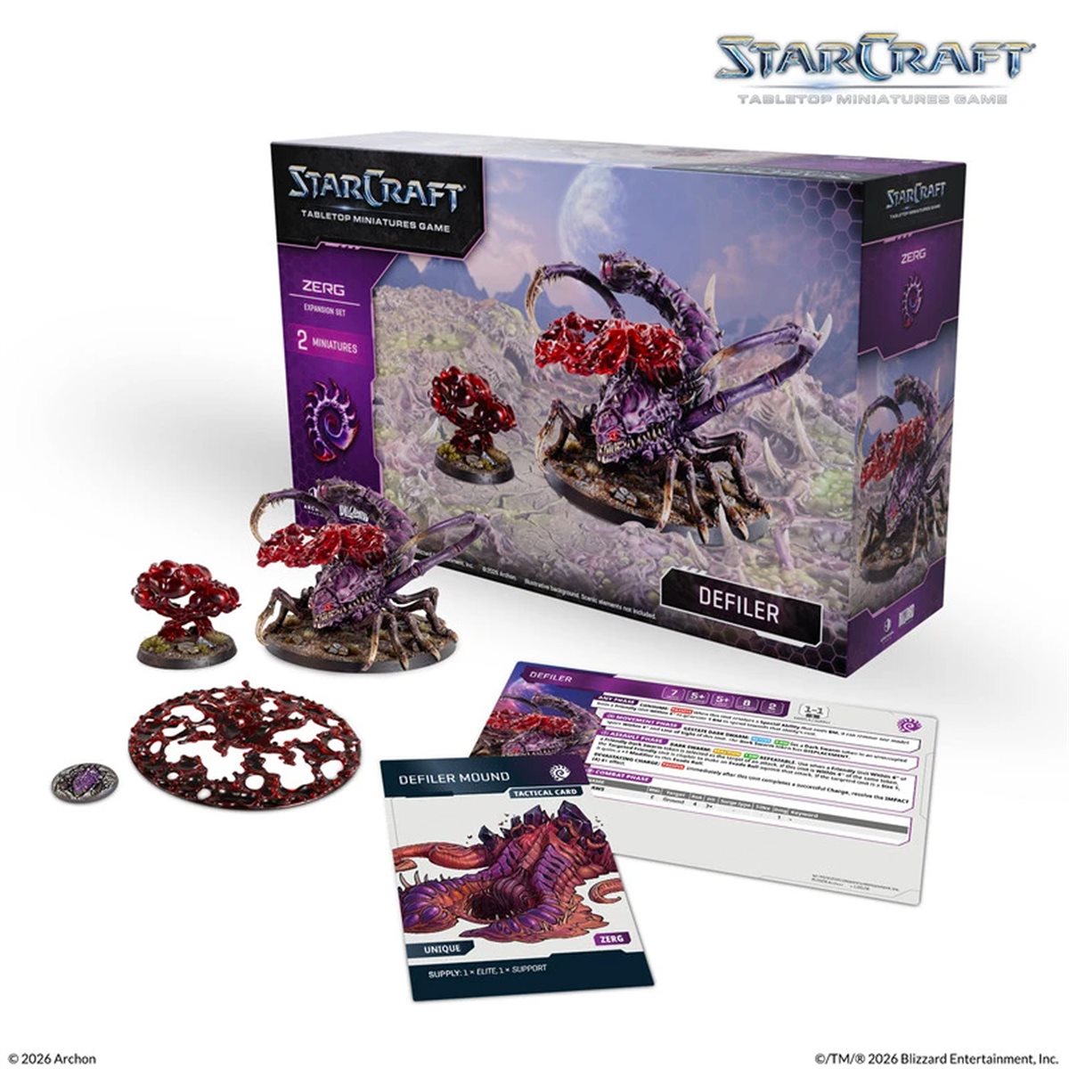 Starcraft: The Miniatures Game: Zerg: Defiler Expansion Set **Pre-Order**