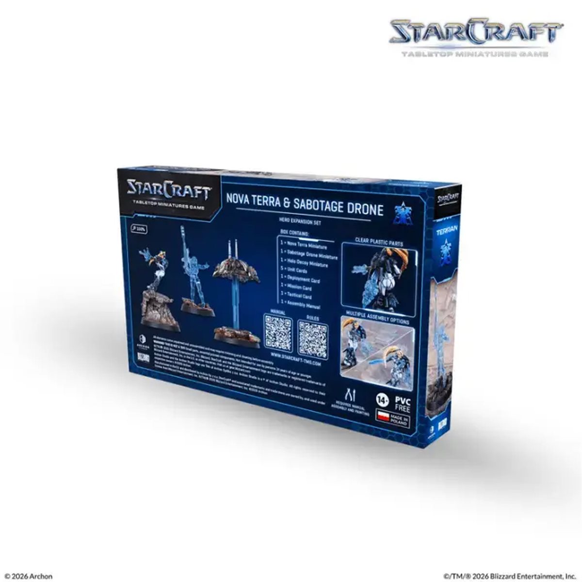 Starcraft: The Miniatures Game: Terran: Nova Terra Hero Expansion Set **Pre-Order**