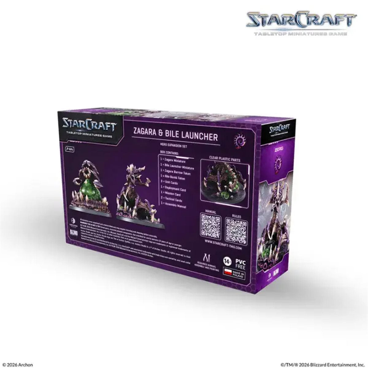 Starcraft: The Miniatures Game: Zerg: Zagara Hero Expansion Set **Pre-Order**