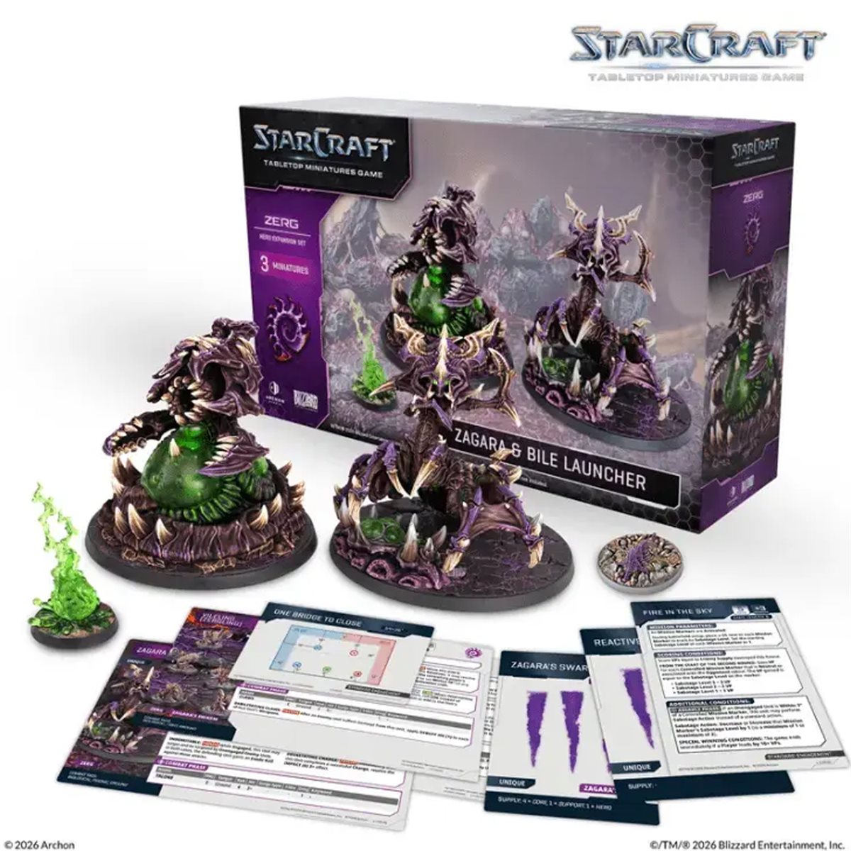 Starcraft: The Miniatures Game: Zerg: Zagara Hero Expansion Set **Pre-Order**