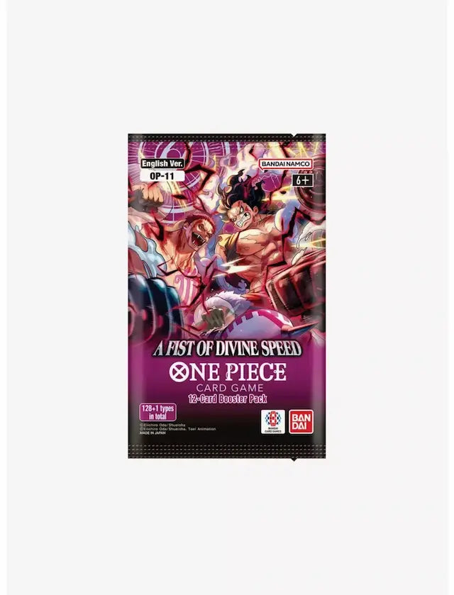 One Piece Card Game - OP11 - A Fist Of Divine Speed - Booster Pack One Piece Card Game - OP11 - A Fist Of Divine Speed - Booster Pack